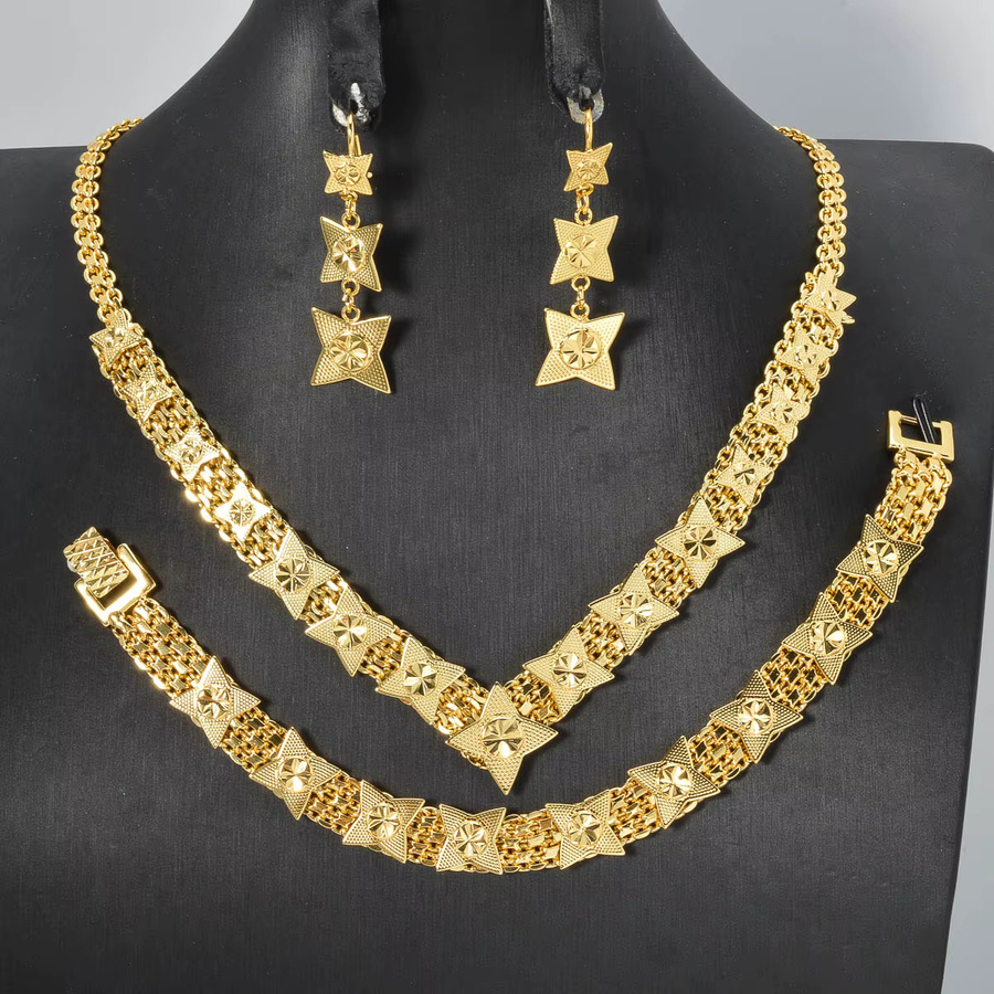 Schmuck-Set Stern, Kupfer, Damen - Bild 3