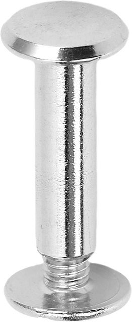 Koogeelife 50 Set M3.5 Flachrundkopfnieten und Schrauben aus Edelstahl in Weiß und Silber für Lederhandwerk und Kleidung - Bild 1