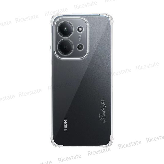 Transparente, stoßfeste Silikon-Handyhülle für Xiaomi Redmi 15C aus weichem TPU - Bild 1