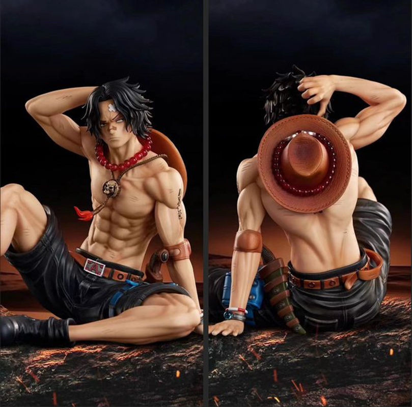 Bandai One Piece Ace Anime Figur Puma D. Ace Action Figur aus Kunststoff, mehrfarbig, Höhe: 12 cm - Bild 1