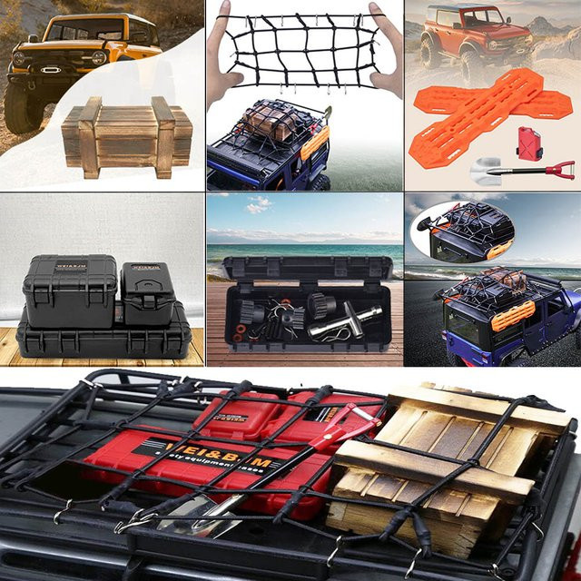 OGRC RC Crawler Autodach Dekoration, 9in1 Set, Zubehör - Bild 1