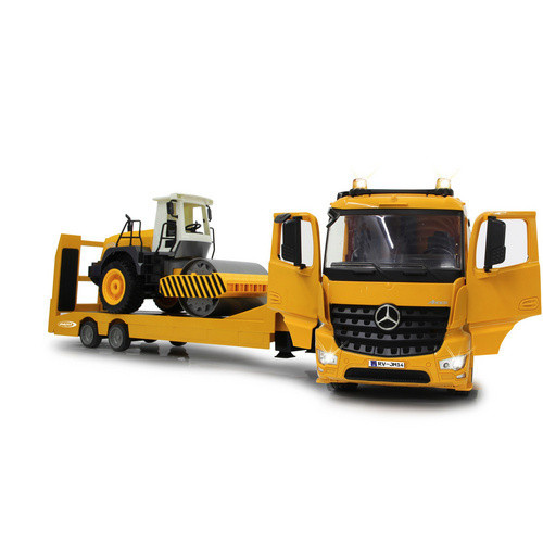 Jamara Mercedes-Benz Tieflader Mercedes Arocs Spielzeug-Tieflader 1:20 gelb ab 6 Jahren - Bild 2