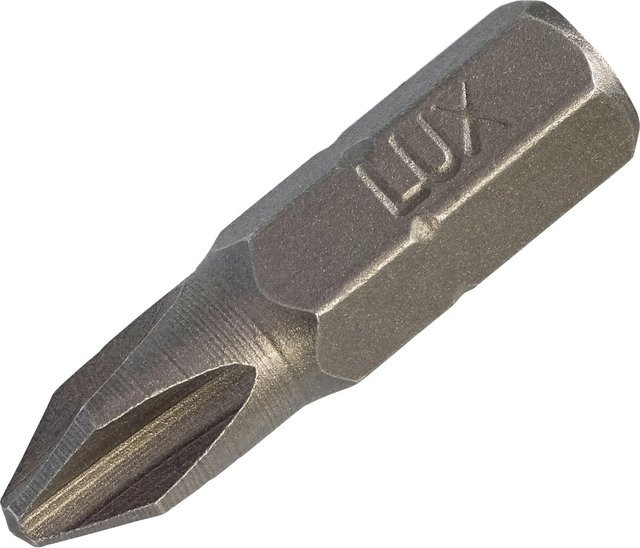 LUX-TOOLS PH2 Schraubendreher-Bit Classic aus Edelstahl in Silber - Bild 1
