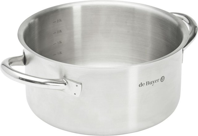 de Buyer Bratentopf Prim Appety aus Edelstahl in Silber, Durchmesser: 20 cm - Bild 1