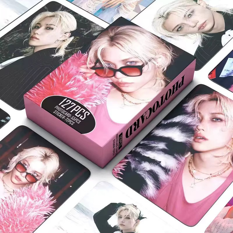 SKZOO Straykids Herren-Team-Sammelkarten, Karten-Sticker-Sammlung - Bild 3