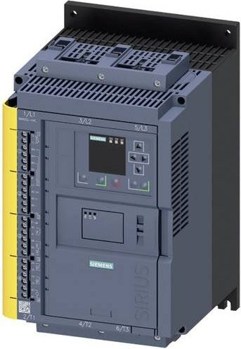 Siemens Sanftstarter 3RW5524-1HF14 in Grau, Motorleistung 22kW bei 400V / 11kW bei 230V, Nennstrom 47A - Bild 1