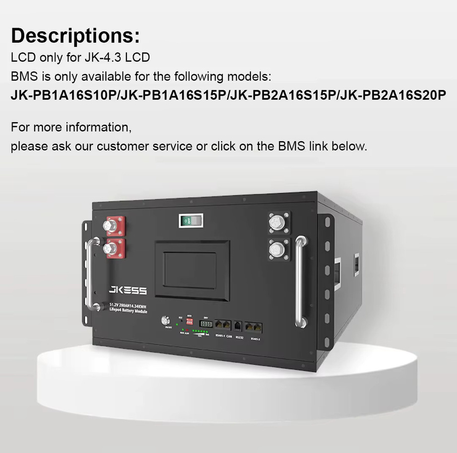 JKESS 6U Batterie-Box DIY-Set für 16S LiFePo4 52V 280AH-320AH Solarsystem in Schwarz - Bild 2