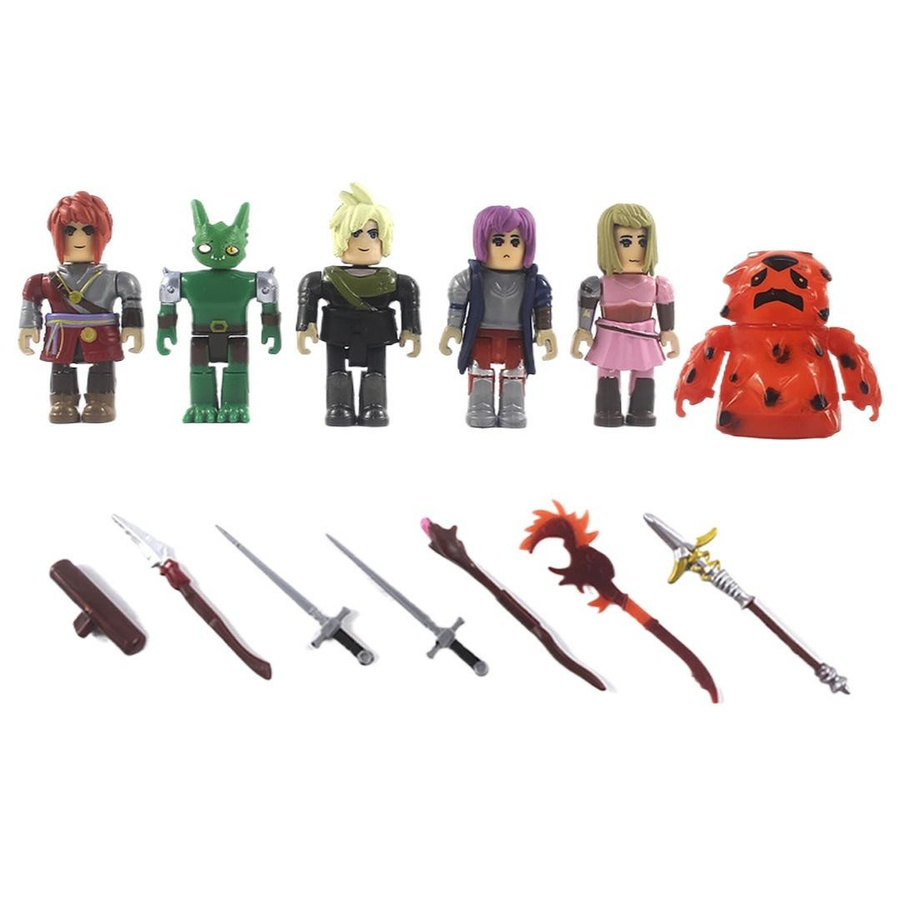 BOBLOX Zero World Actionfiguren mit Waffen Zubehör 6-teiliges Set - Bild 2