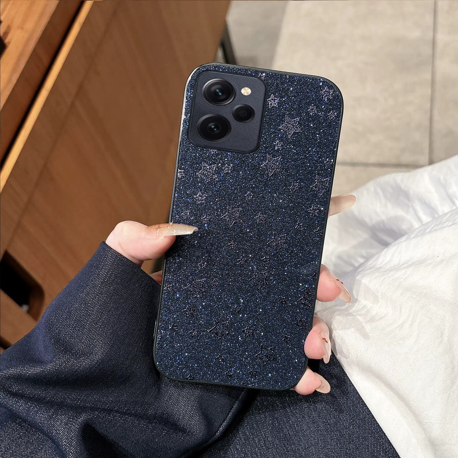 Twinkle Twinkle Stars Leder-Handyhülle für Xiaomi Poco X3 X4 X5 X6 X7 Pro F5 F6 Pro, matt und stoßfest, Farbe: Weiß - Bild 3