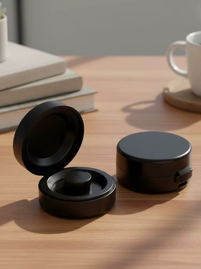 ALLOET Tragbare Reise-Ladestation in Schwarz mit USB-C-Kabel für Oura Ring Gen3 und Gen4 - Bild 7