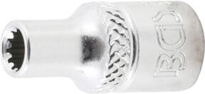 BGS Steckschlüssel-Einsatz Gear Lock 10101, Antrieb 1/4 Zoll, Schlüsselweite 4,5 mm, Silber - Bild 1