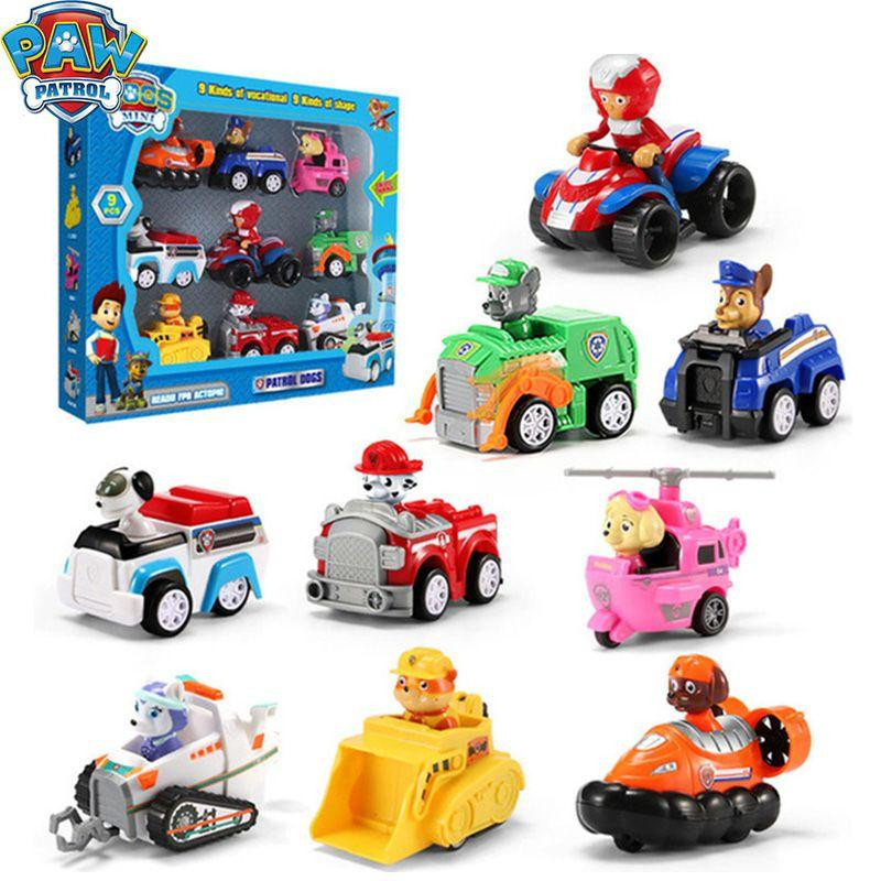 DewBloom Paw Patrol Fahrzeuge Set mit Rückziehfunktion 6-teiliges Set - Bild 5