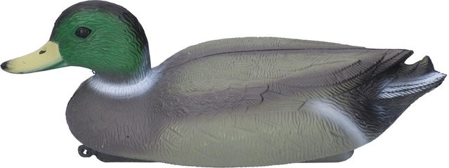 Schwimmende Lockvogelente aus Kunststoff als Gartendekoration in Grau, TOMTOP JMS, Höhe: 34,5 cm, Breite: 13 cm - Bild 1