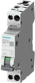 Siemens Indus.Sector Leitungsschutzschalter 230V 6kA 1+N-polig grau 5SL6016-6 - Bild 1