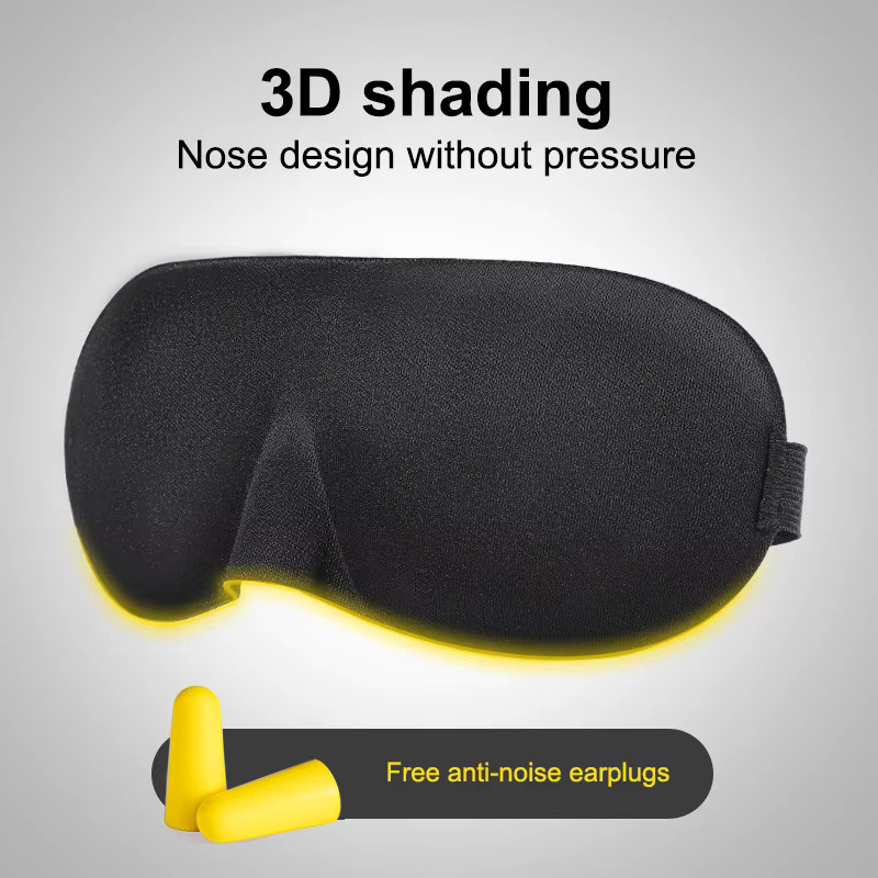 HNKMP 3D-Schlafmaske mit Memory-Schaum, Unisex - Bild 4