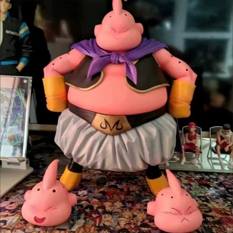 Bandai Dragon Ball Z Fat Buu Figur, Majin Buu Modell Statue, 18 cm - Bild 3