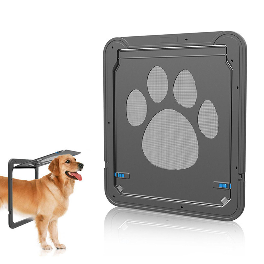 Automatische magnetische Fliegengittertür für Hunde und Katzen von GoolRC, abschließbare Multifunktions-Innentürklappe, Breite: 41 cm, Höhe: 37 cm - Bild 4