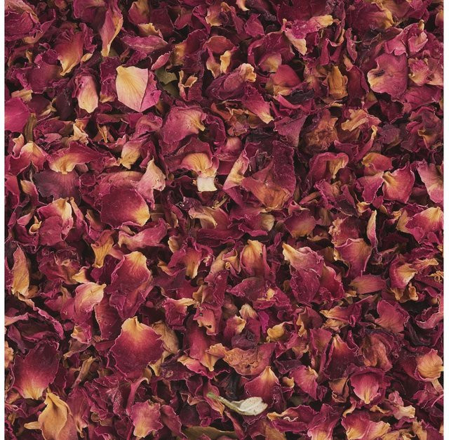 VBS Rosenblütenblätter als Potpourri, getrocknetes Naturmaterial, Pink - Bild 1