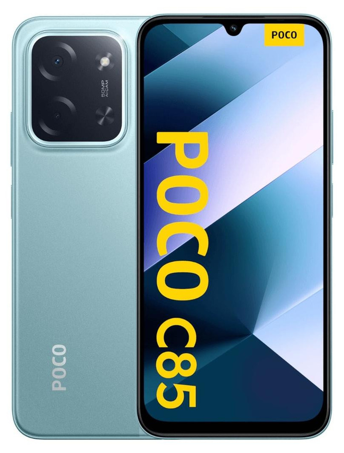POCO C85 Smartphone in Grün mit 256 GB Speicher, 8 GB RAM und 50 MP Kamera, 17,5 cm Display - Bild 1
