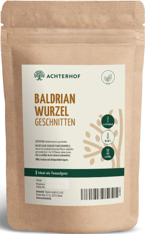 Achterhof Baldrianwurzel getrocknet und geschnitten 500 g - Bild 1
