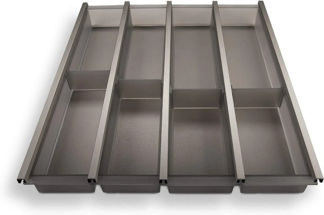 SOTECH Cuisio Besteckeinsatz für Schubladen, Graphitgrau, Breite: 50 cm, Höhe: 5,5 cm - Bild 1