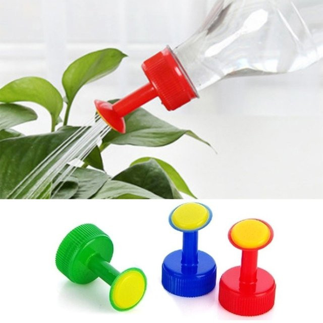 3er-Set Gießkanne mit Cola-Flaschenverschluss in Rose für Pflanzen, Bonsai und Gartenarbeit im Innenbereich - Bild 1