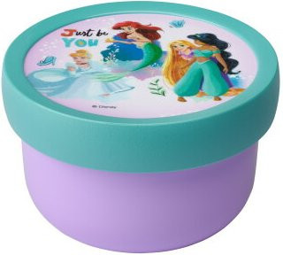 Mepal Campus Fruchtbox Disney Princess mit Gabel, 300 ml, aus Kunststoff, auslaufsicher und mikrowellengeeignet - Bild 1