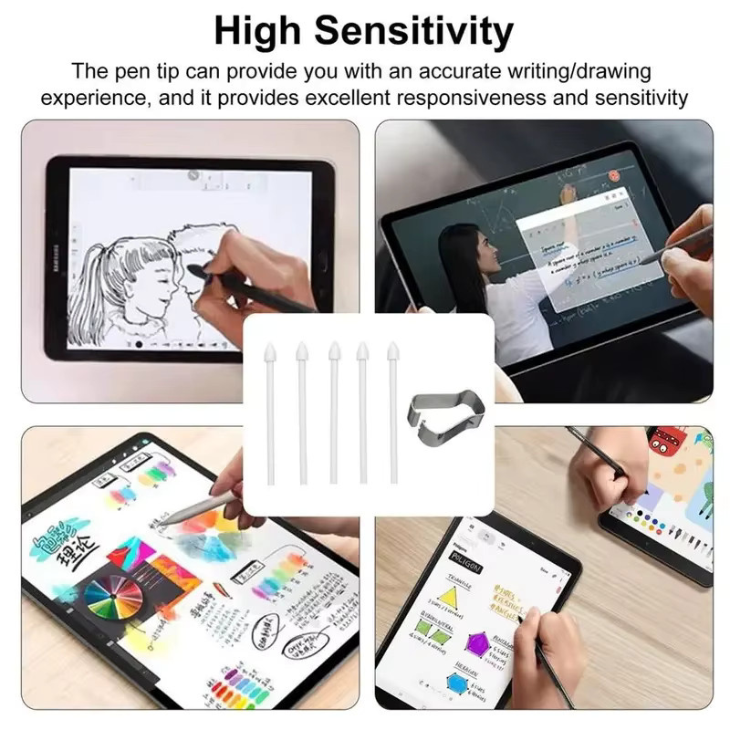 Samsung S Pen Ersatzspitzen-Set in Schwarz für Galaxy Tab S6, Tab S7, T970 und T860 - Bild 2