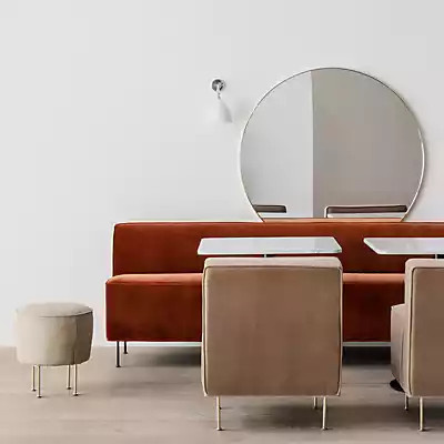 Gubi BL7 Wandleuchte in Chrom und Weiß - Bild 1