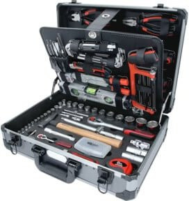 KS Tools 127-teiliges Universal-Werkzeugset aus Chrome Vanadium in 1/4 Zoll und 1/2 Zoll im Koffer - Bild 2