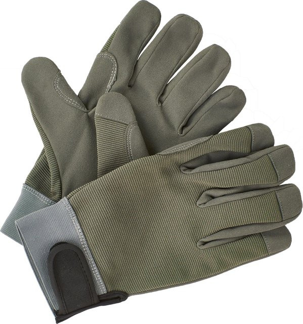 LUX-TOOLS Gartenhandschuhe für Erwachsene in Grün, Größe 8 - Bild 1