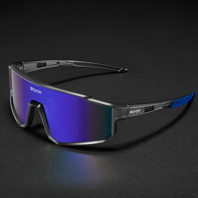 SCVCN Sportsonnenbrille, Unisex, Vollrand, Kunststoff - Bild 1