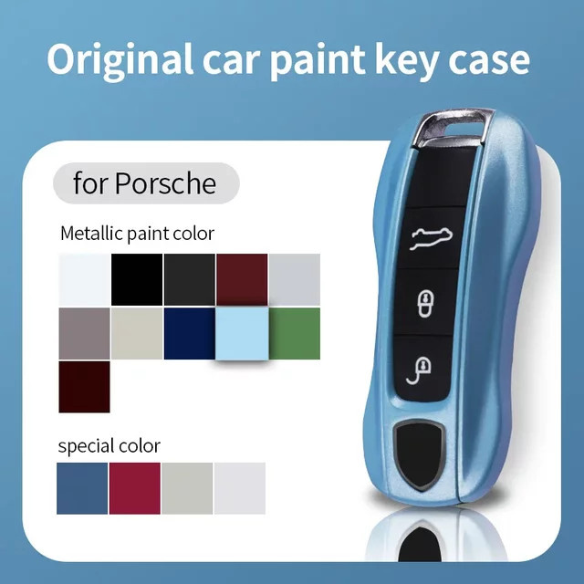 Schutzhülle für Porsche Autoschlüssel als Keyless Abdeckung und Ersatz Shell - Bild 1