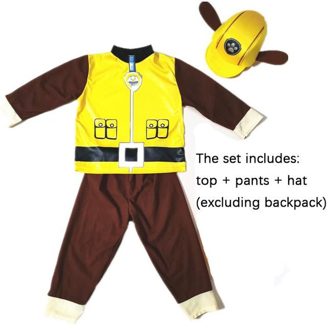 Fanfyuege Paw Patrol Kinder Cosplay Kostüm, Gelb - Bild 1