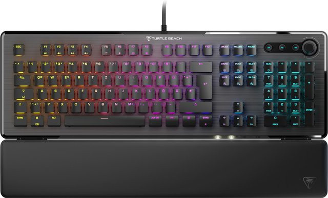 Turtle Beach Vulcan II Gaming-Tastatur mit mechanischen linearen Switches in Schwarz - Bild 1