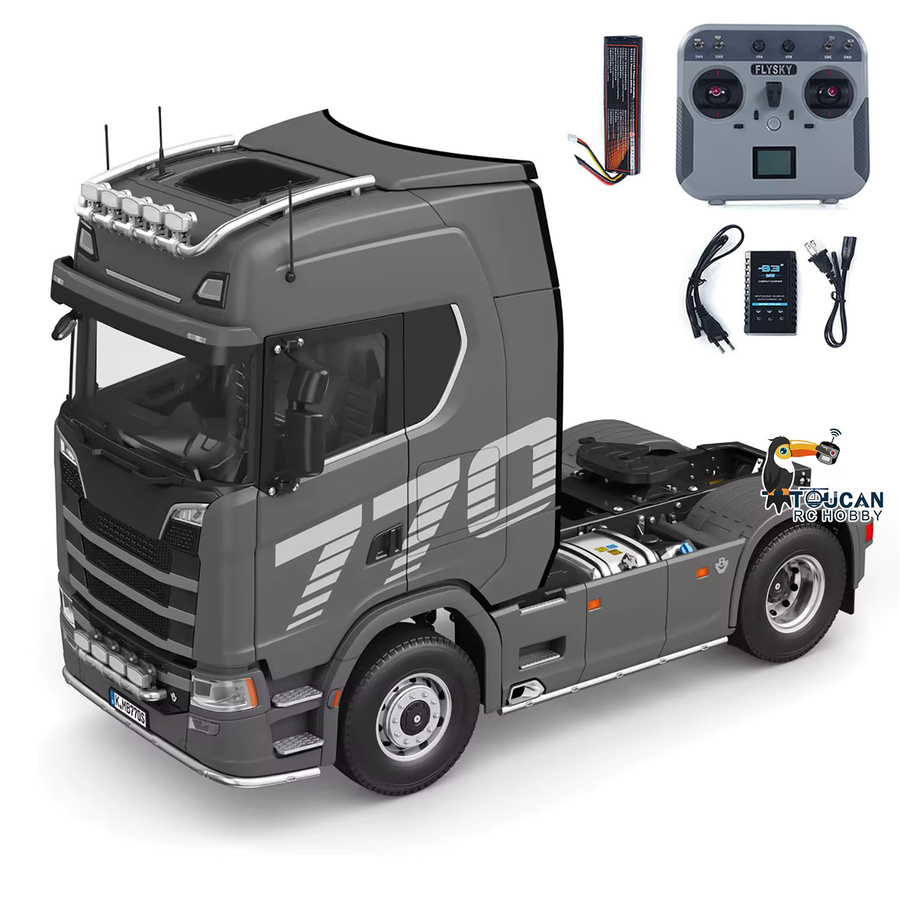 KABOLITE K770S 4*2 Metall RC Traktor-LKW, ferngesteuertes Auto, 1:14, Licht- und Soundeffekte - Bild 3