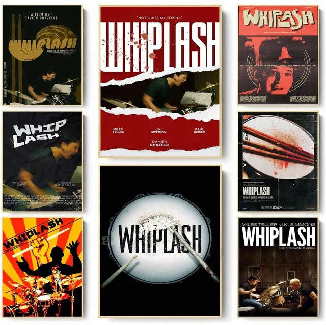 Kayou Whiplash-Poster, Vintage Wandaufkleber in Multicolour, Rechteckig, B: 20,0 cm, H: 20,0 cm - Bild 1