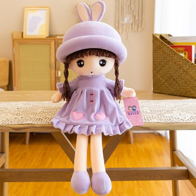 Kawaii Plüsch Hasenohren Süße Puppe, Stoffpuppe, Plüsch / Textil - Bild 1