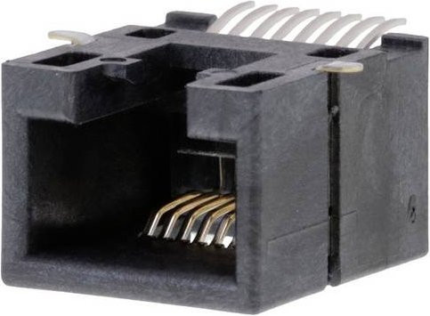 Molex Cat 3 Mod Jack/Plug 855025008 Buchse Schwarz - Bild 1
