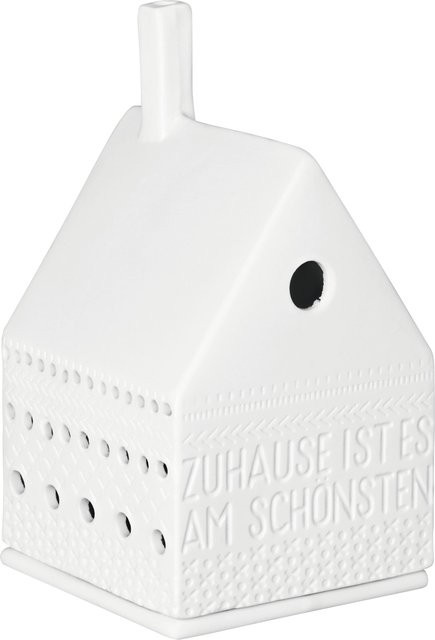 Lichthaus Keramik Säule Weiß - Bild 1