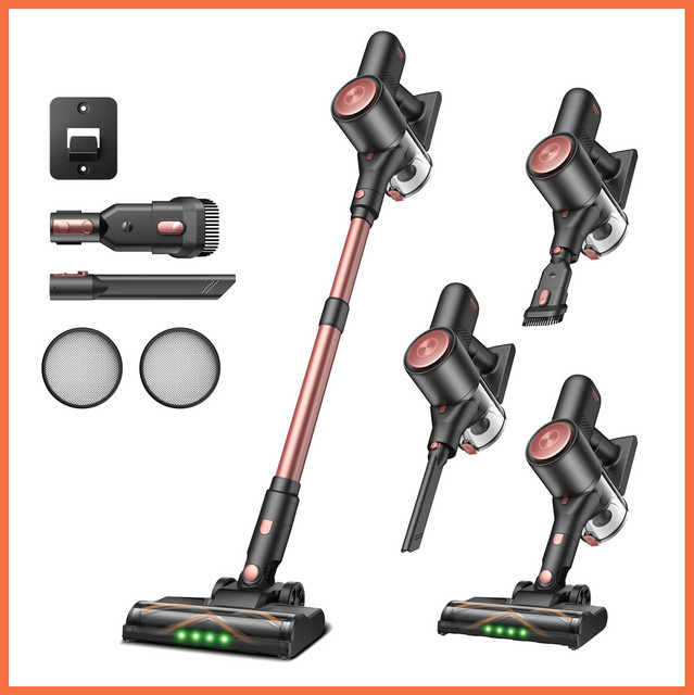 Vactidy V10 Pro Kabelloser Staubsauger mit 45KPa Starker Saugkraft, 45 Minuten Laufzeit, LED-Display und HEPA-Filtern - Bild 1