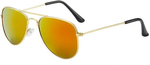 RMM Sunglasses Frist Office Sonnenbrille, Aviator, Metall, Vollrand, Kids, schwarz, gold - Bild 1