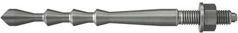 Fischer Highbond-Ankerstange FHB II-A L M24 x 210/50 A4 aus Edelstahl in Silber, 4 Stück - Bild 1