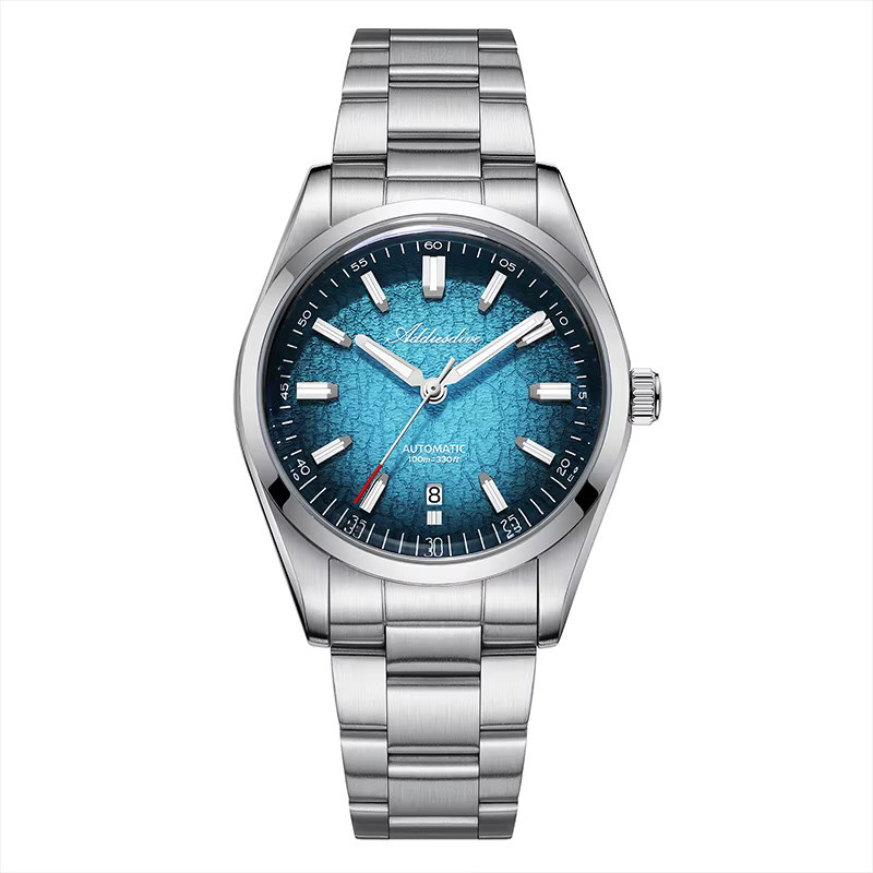 ADDIESDIVE Armbanduhr Automatik, Edelstahl, 39 mm, Herren, Blau - Bild 4