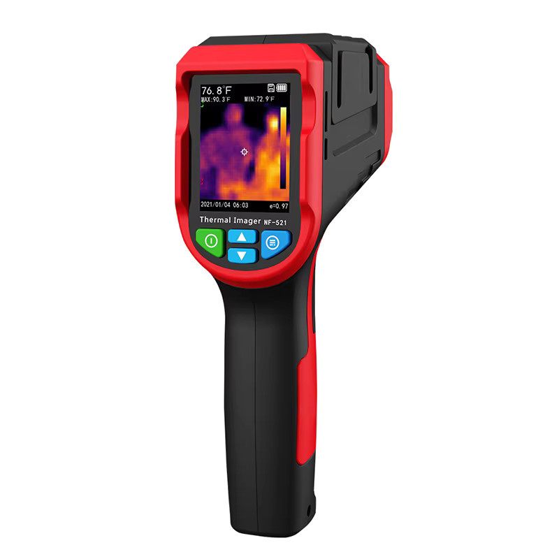 Noyafa NF 521 Hand-Infrarot-Wärmebildkamera mit 1024 Pixel-Sensor und 340 x 240 Auflösung als Thermometer und Detektor für Fußbodenheizungen in Rot - Bild 8
