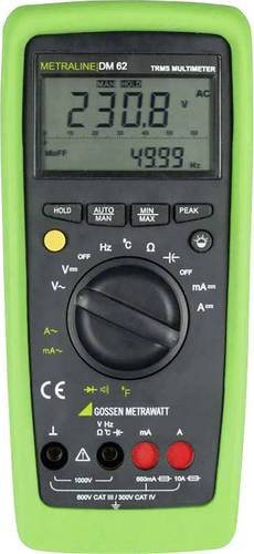 Gossen Metrawatt METRALINE DM 62 Digitales Hand-Multimeter CAT III 600 V, CAT IV 300 V, 6600 Counts, Grün - Bild 1