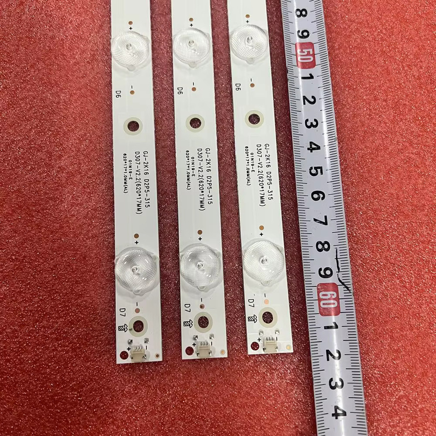 LED Backlight Strip Set in Weiß für TV Modelle 32LK500BPLA 32PFS6401 KDL-32R330D 32PHS5301 32PFS5501 LB32080 32LH500D GJ-2K16 GEMINI-315 D2P5-315 - Bild 4