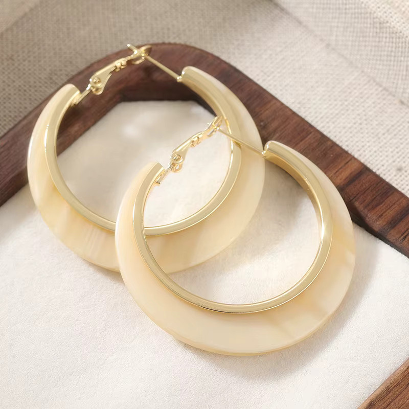 YoYo Ohrringe, Gold, Geometrisch, Kreisförmig, Damen, Vintage - Bild 2