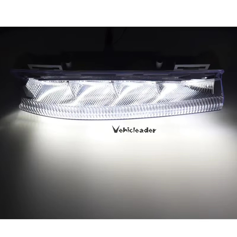 Vehicleader LED DRL Tagfahrlicht und Nebellicht Set für Mercedes-Benz W204 W212 C250 C280 C350 E350, Farbe: transparent - Bild 3