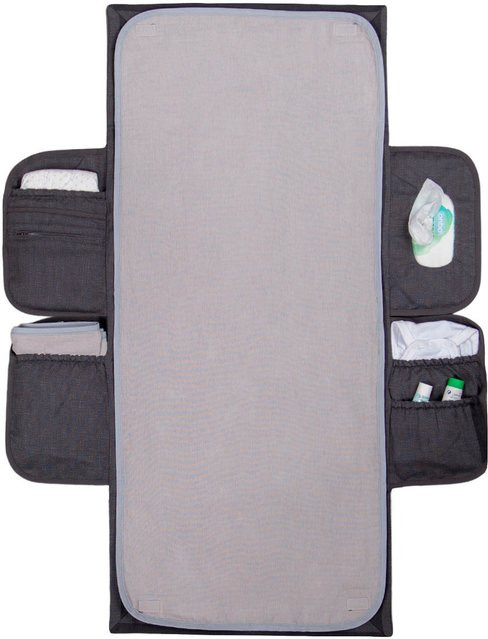Hoppediz Wickelmax Wickeltaschen Organizer, grau, faltbar und waschbar - Bild 1